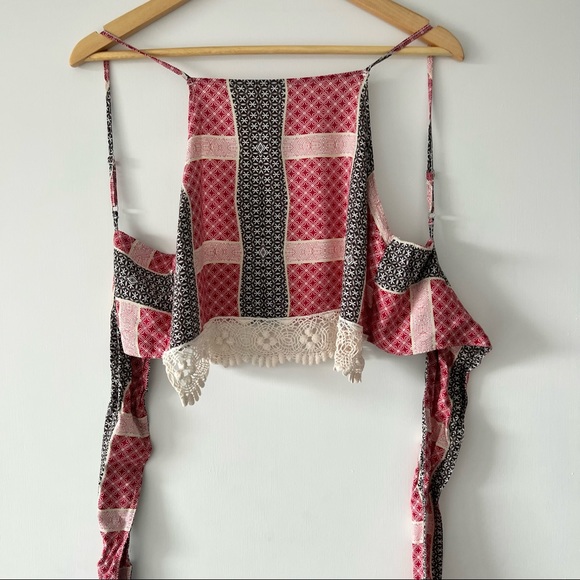 Abercrombie Back Tie Crop Top - Picture 3 of 9